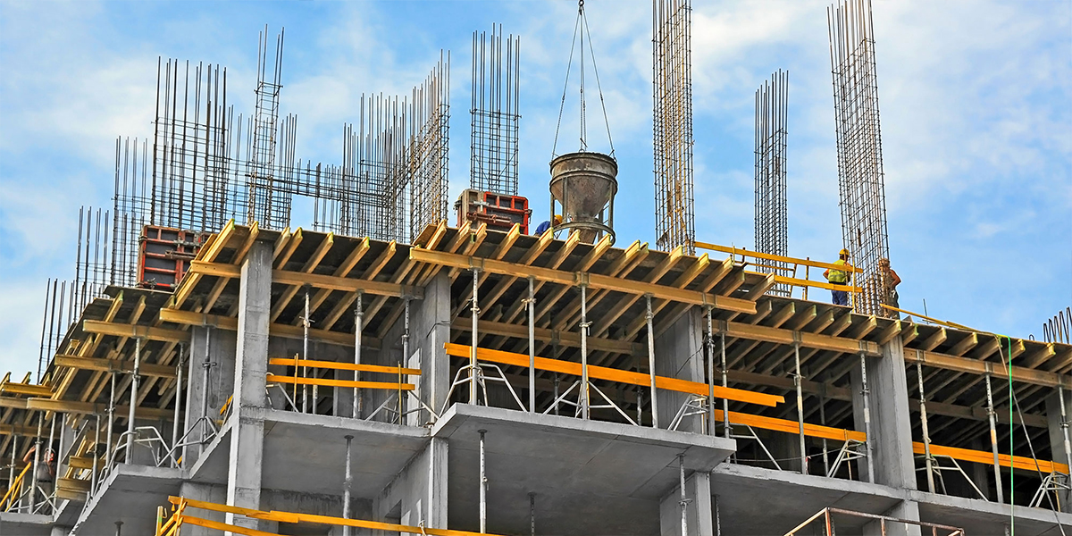 Industrial construction site